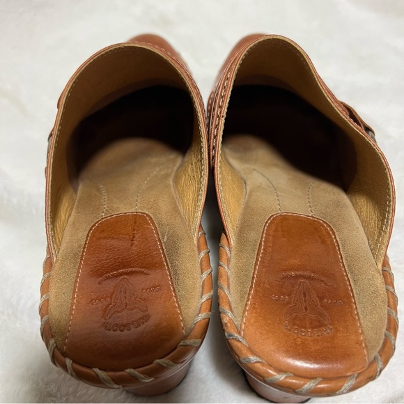 Frye Charlotte Ring Brown Red Platform Clog Mule Women Heel Size 9.5 M - Picture 6 of 10